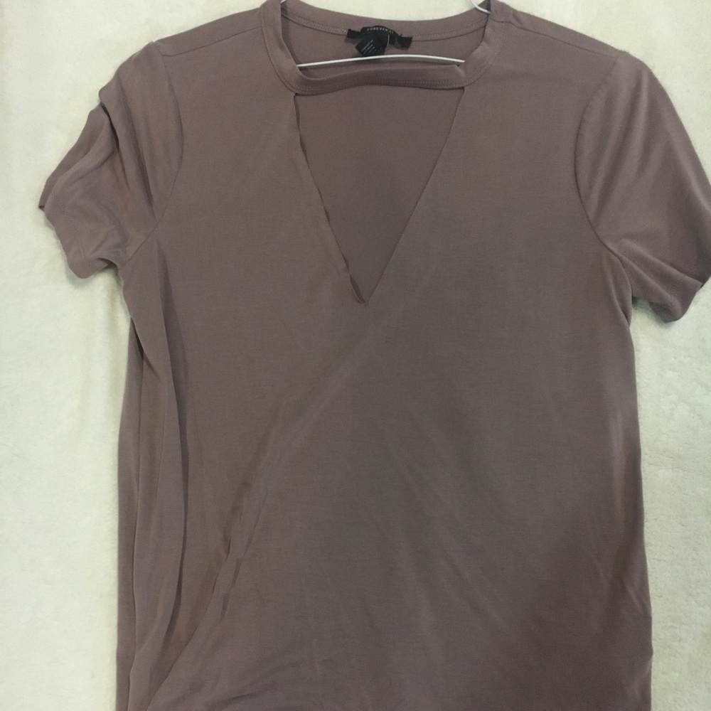 Mauve choker top